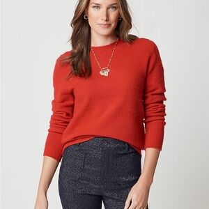 J. Crew Crewneck Sweater in extra-soft yarn, Small